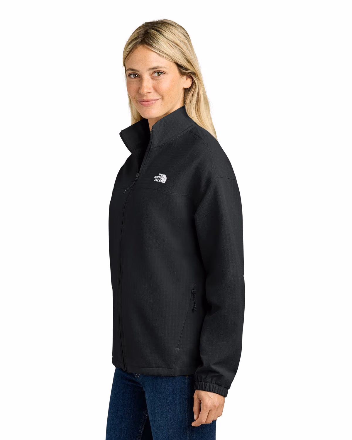 Custom The North Face Women’s Mountain Horizon Jacket - TNF Black side