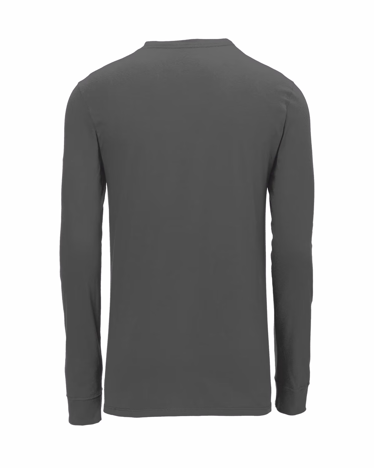 Custom Nike Dri-FIT Cotton/Poly Long Sleeve Tee - Anthracite back