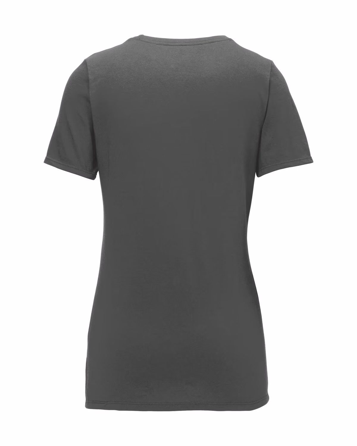 Custom Nike Women's Dri-FIT Cotton/Poly Scoop Neck Tee - Anthracite back