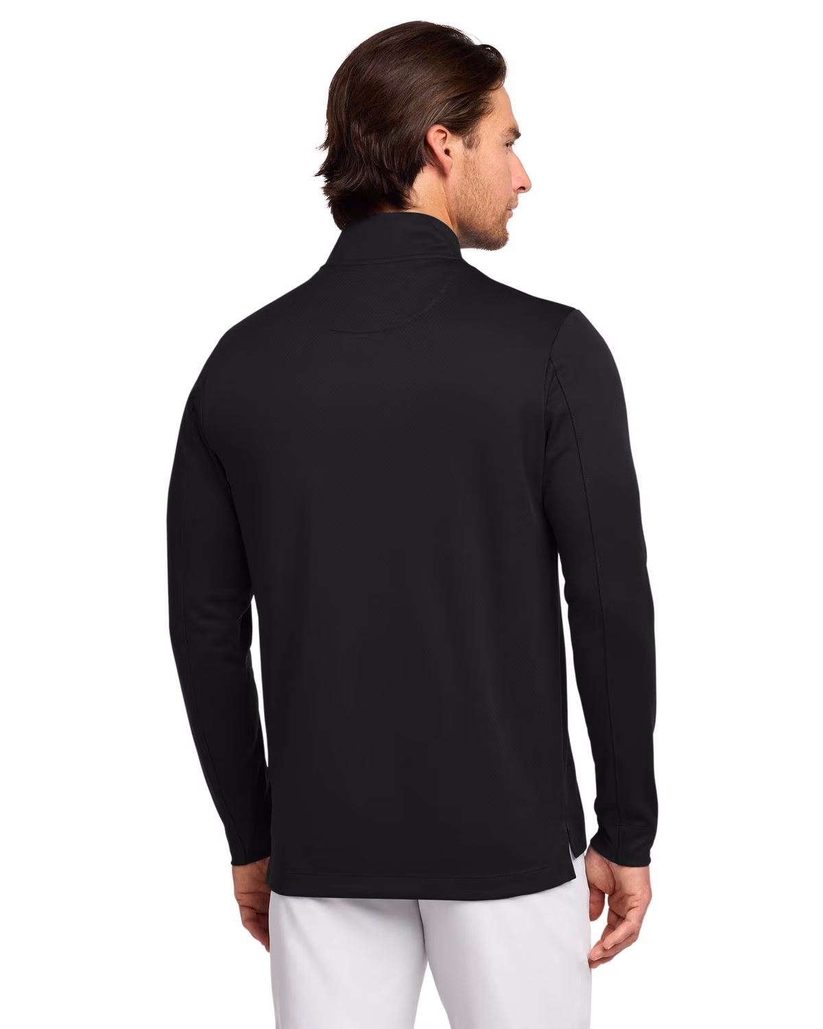 Custom Nike Dry 1/2-Zip Cover-Up - Black back
