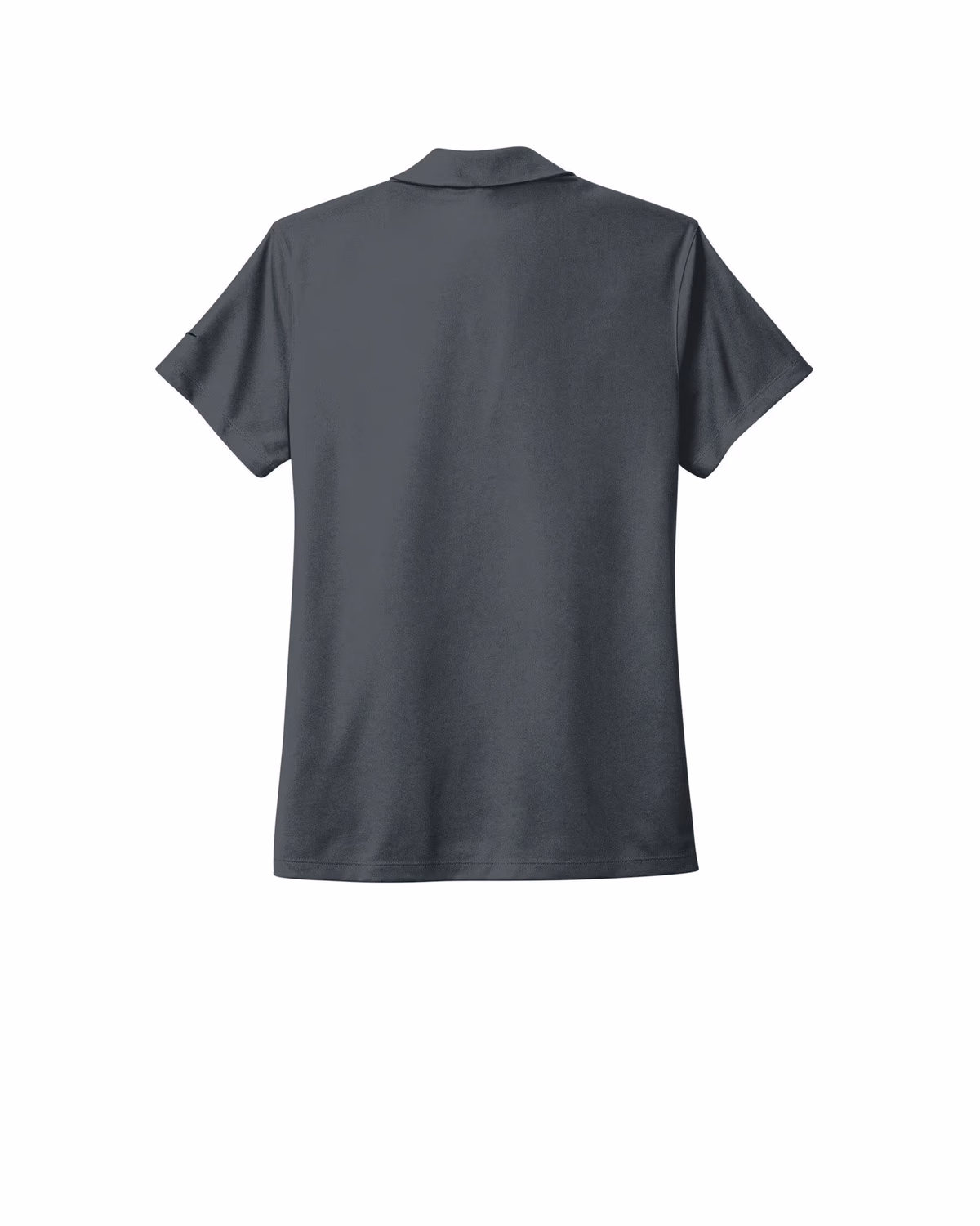 Custom Nike Women's Dri-FIT Micro Pique 2.0 Polo - Anthracite flat back
