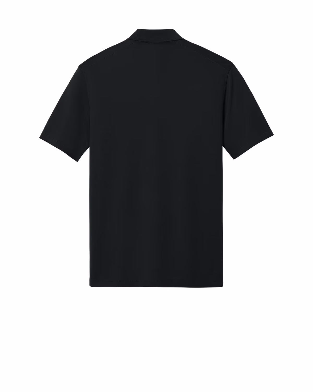 Custom Nike Dri-FIT Micro Pique 2.0 Pocket Polo - Black flat back