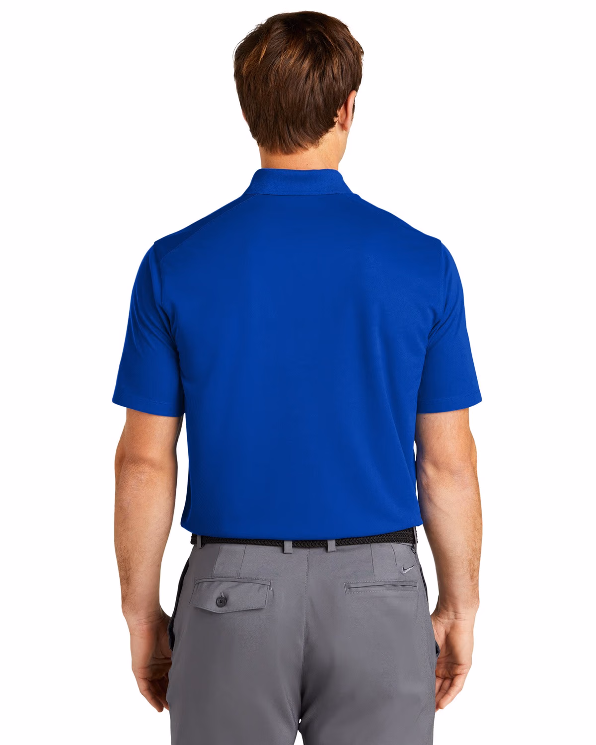 Custom Nike Dri-FIT Micro Pique 2.0 Pocket Polo - Game Royal back