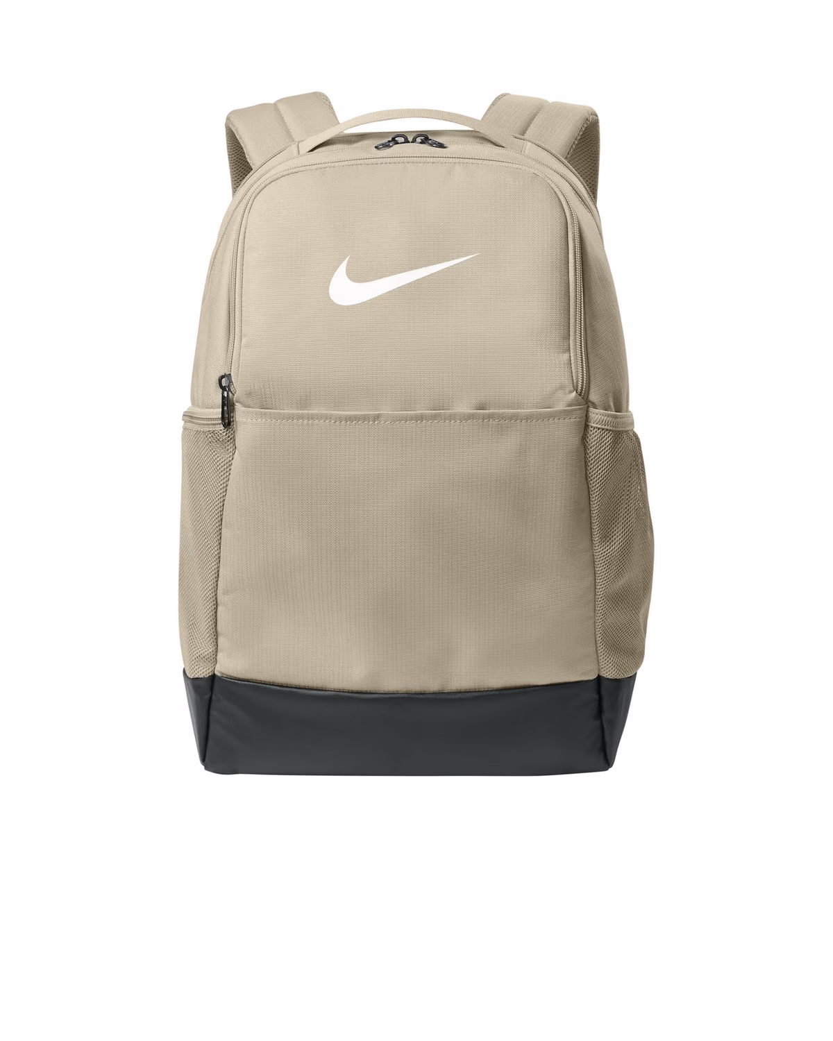 Custom Nike Brasilia Medium Backpack - Desert Khaki front
