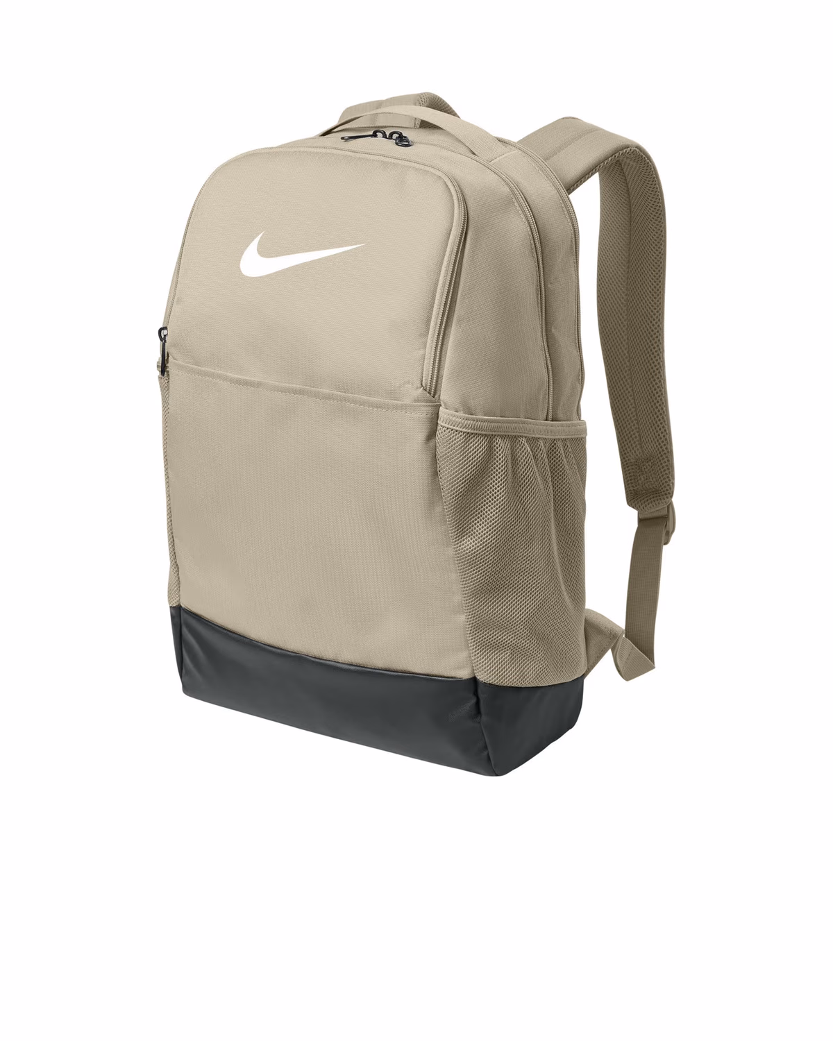 Custom Nike Brasilia Medium Backpack - Desert Khaki side