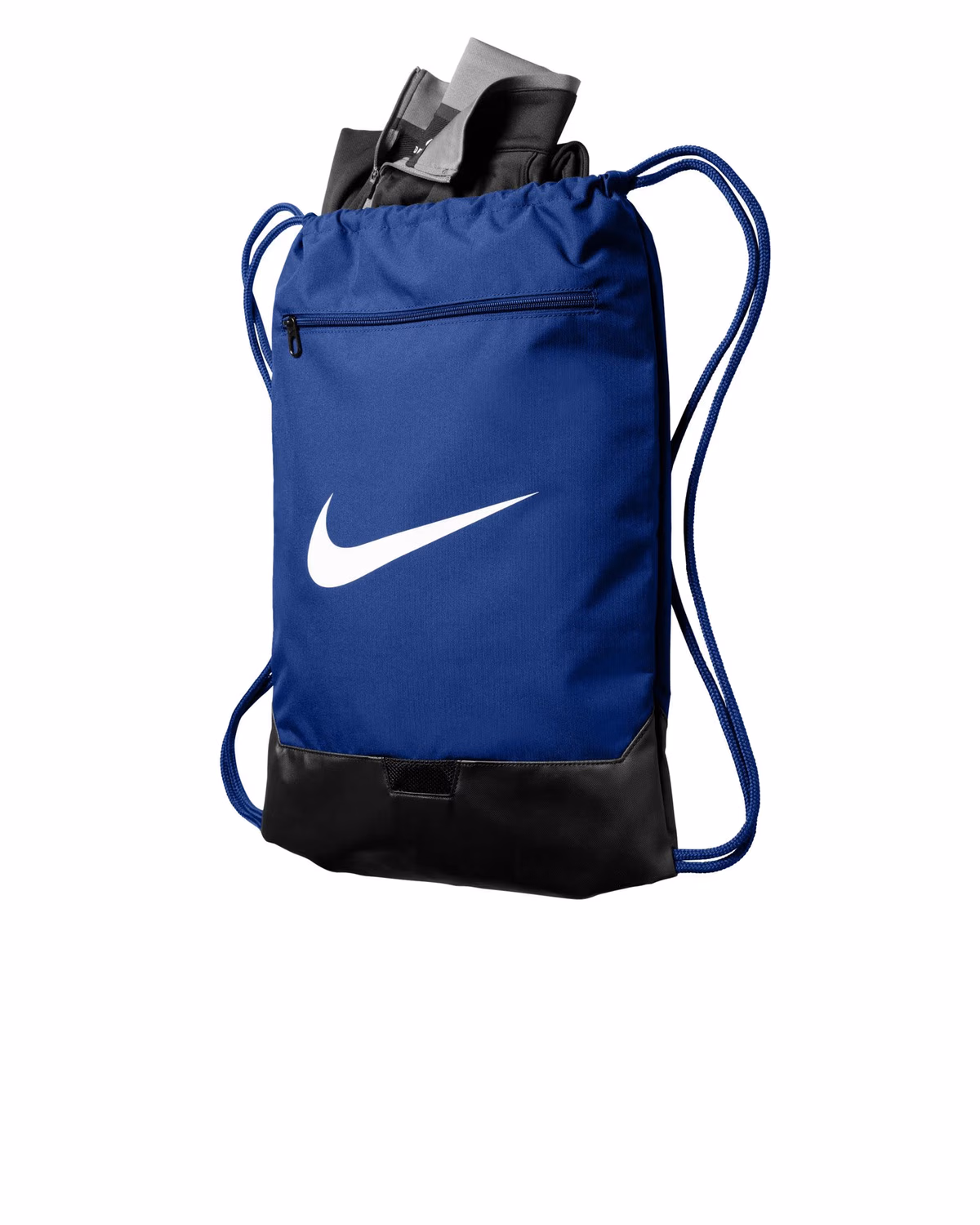 Custom Nike Brasilia Drawstring Pack - Game Royal side