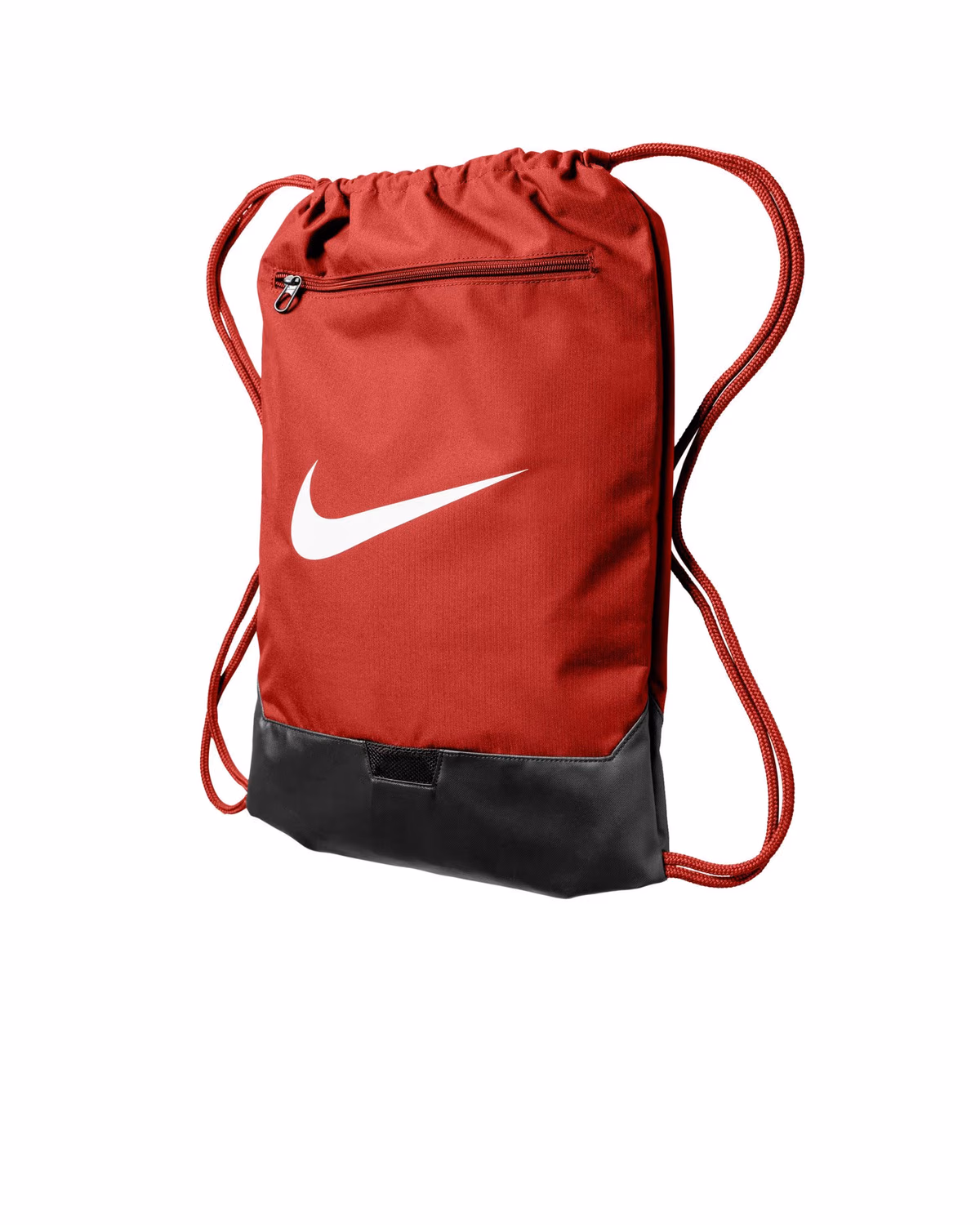 Custom Nike Brasilia Drawstring Pack - University Red side