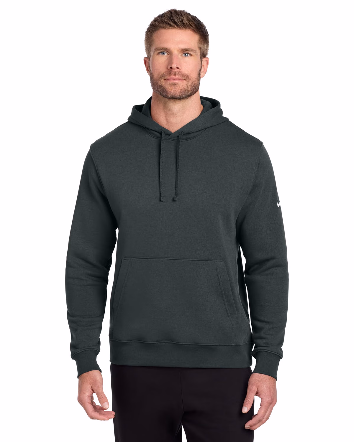 Custom Nike Club Fleece Sleeve Swoosh Pullover Hoodie