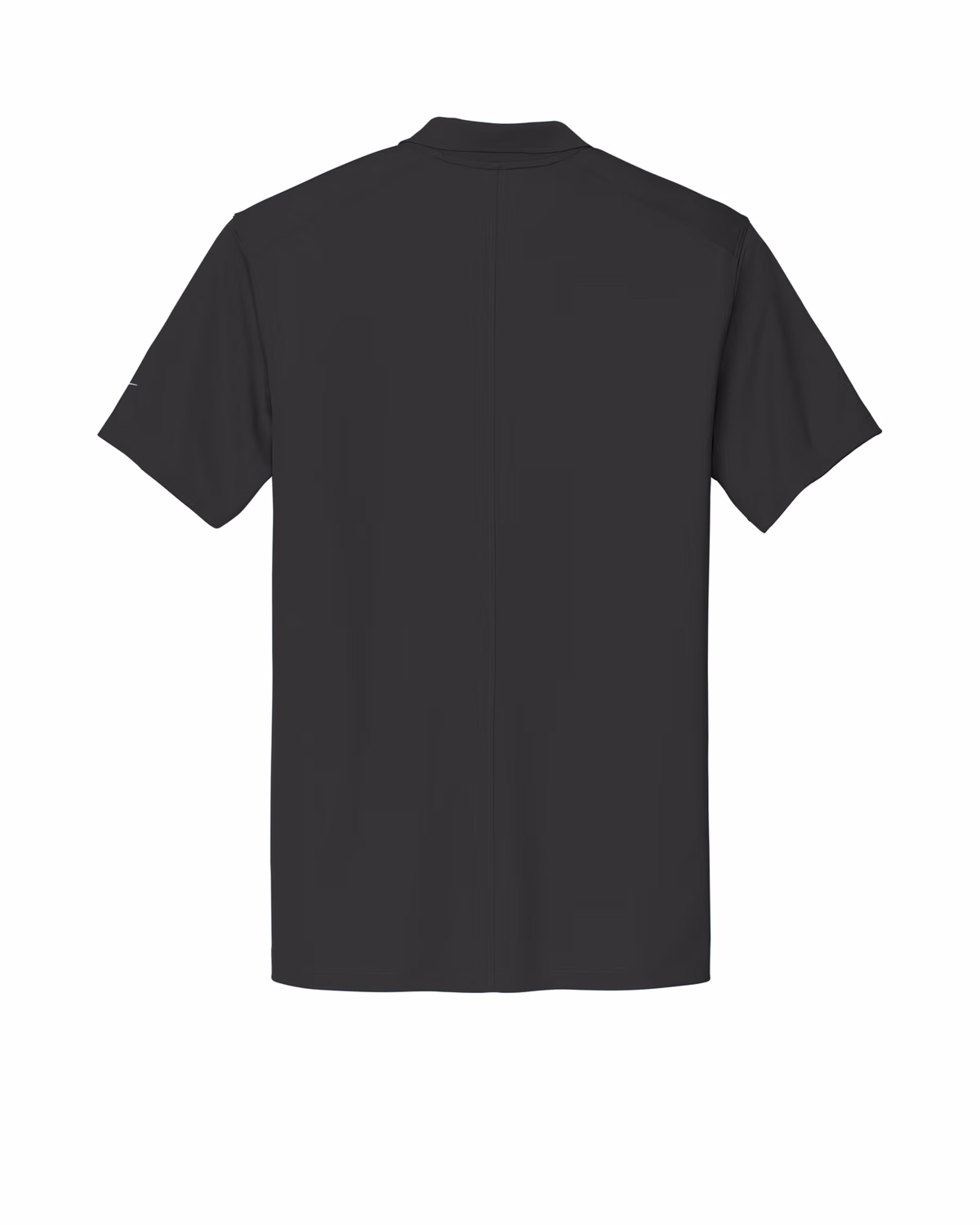 Custom Nike Victory Solid Polo, Black, flat back