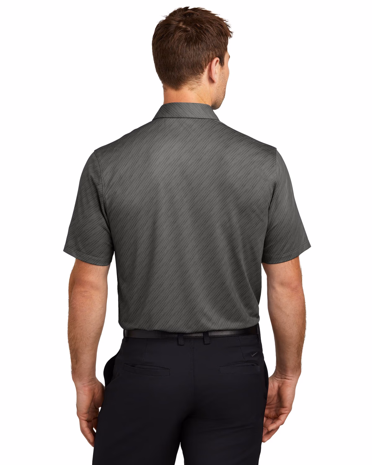 Custom Nike Vapor Dash Polo - Anthracite back