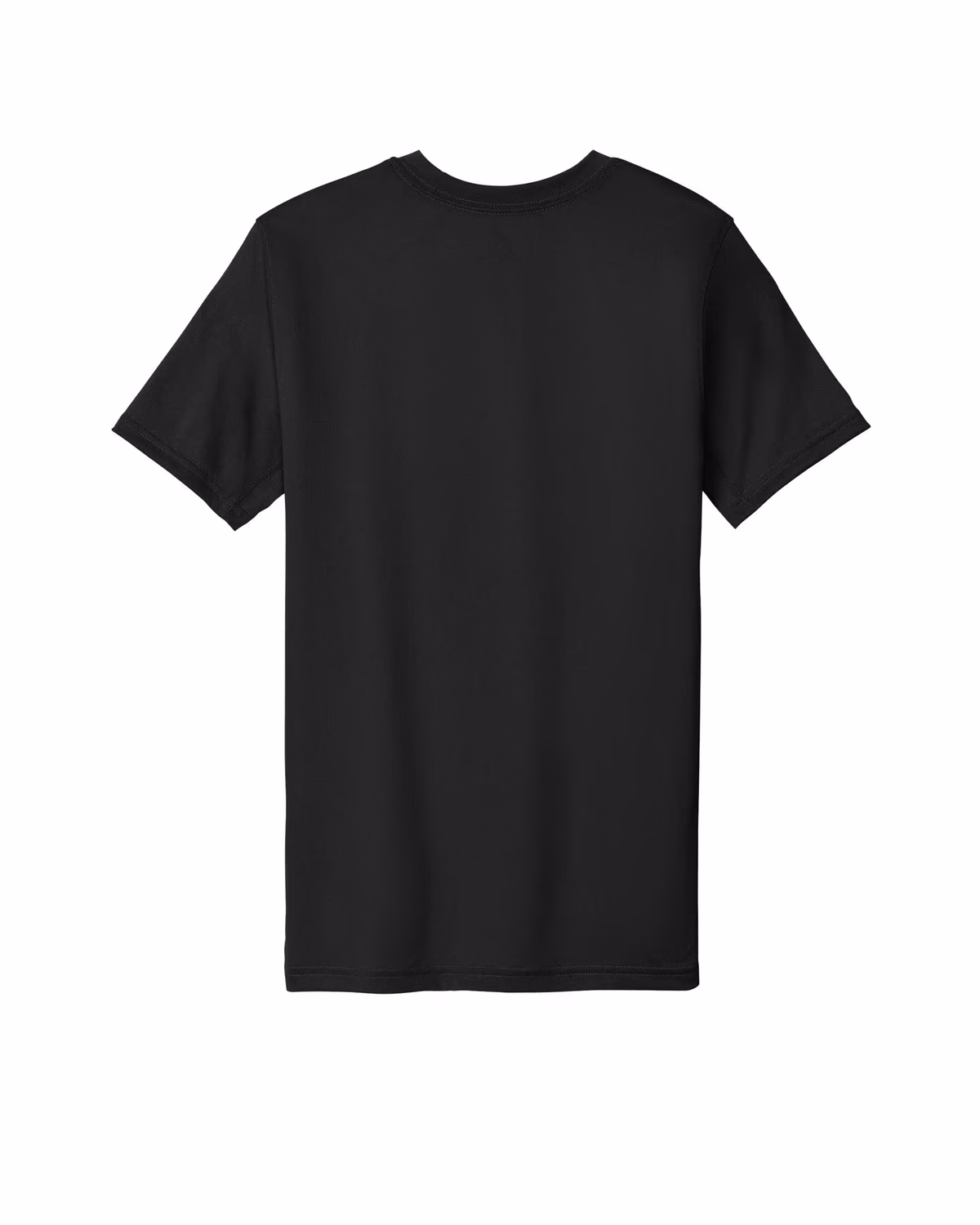 Custom Nike Swoosh Sleeve rLegend Tee - Black flat back