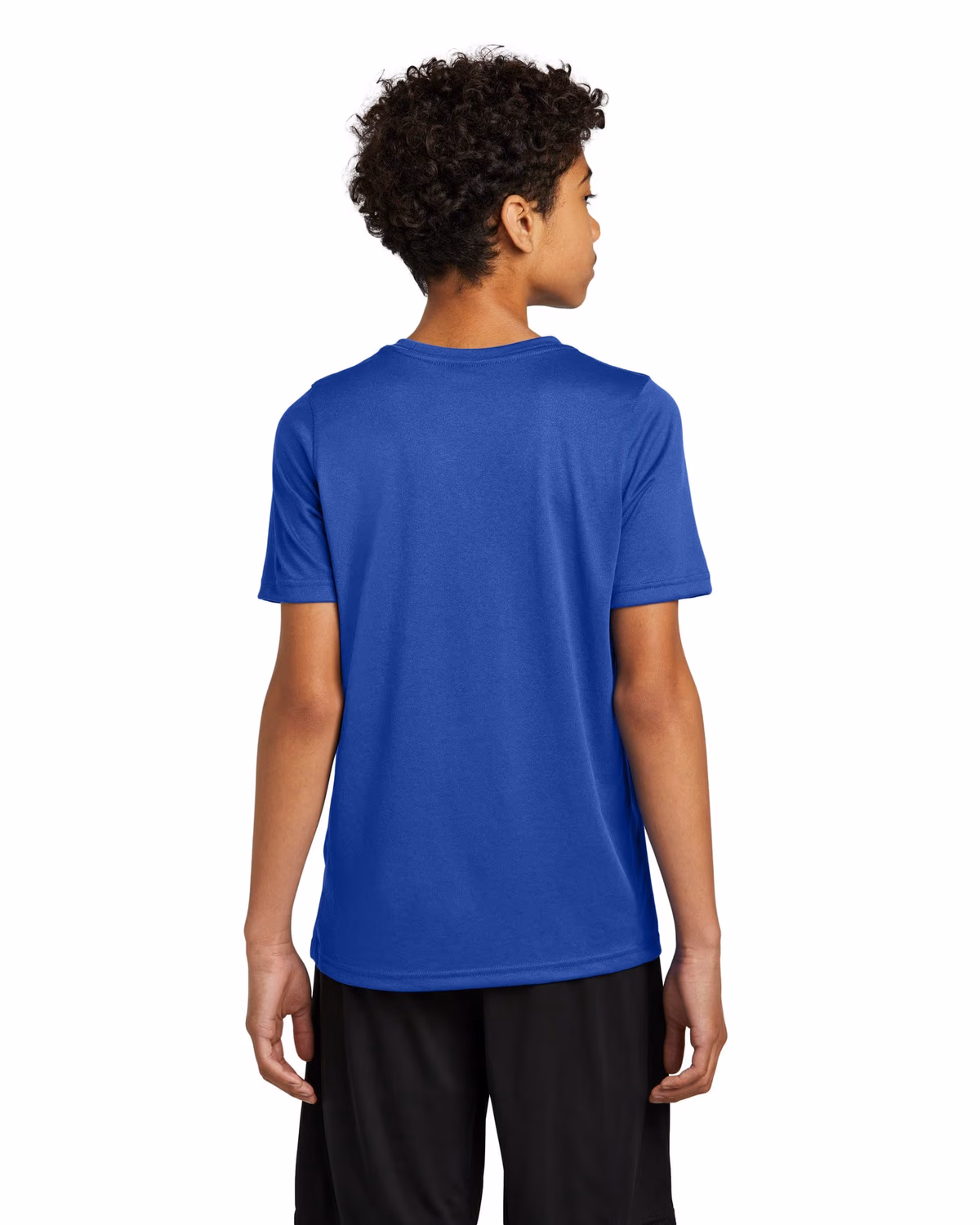 Custom Nike Youth Swoosh Sleeve rLegend Tee - Game Royal back