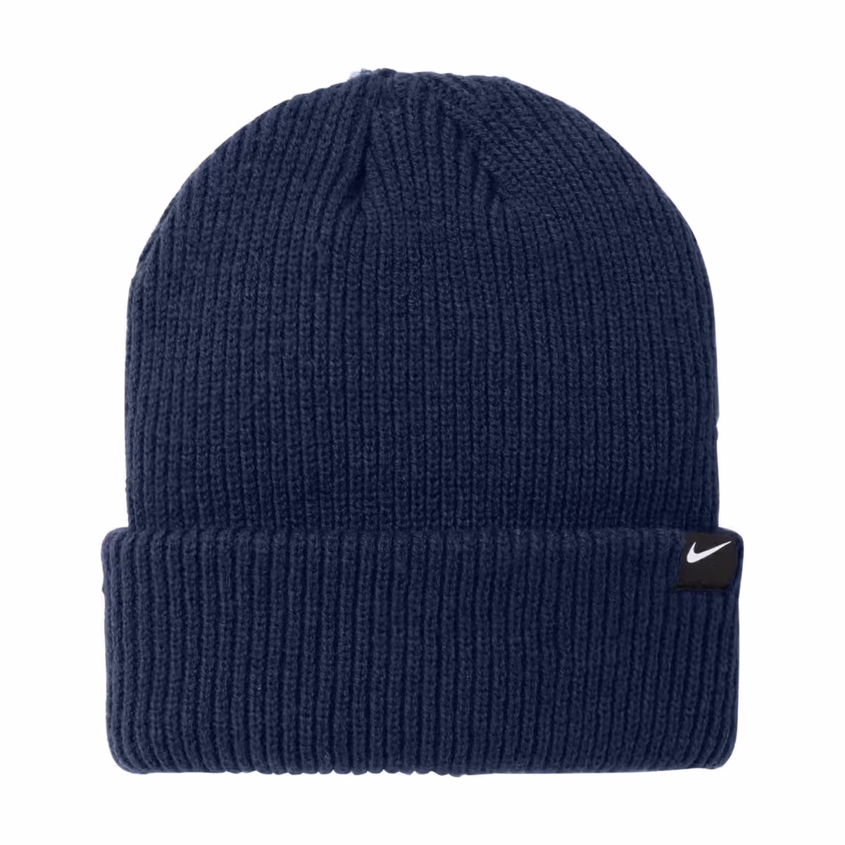 Custom Nike Terra Beanie - Midnight Navy flat front