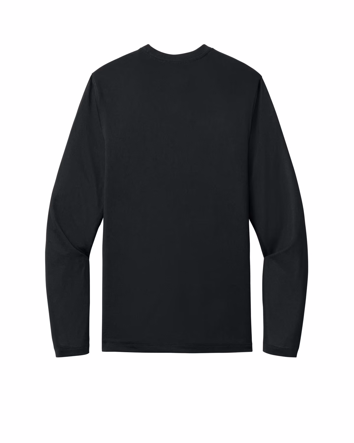 Custom Nike Team rLegend Long Sleeve Tee - Black flat back