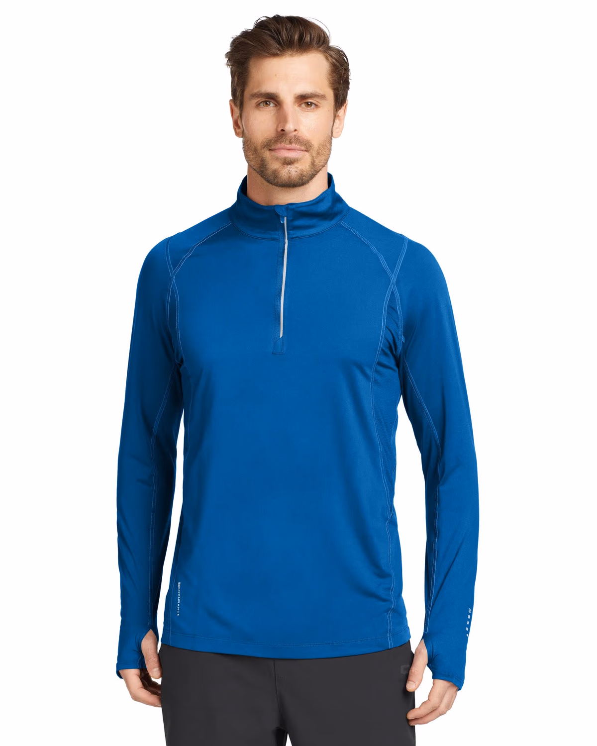 Custom OGIO Nexus 1/4-Zip Pullover - Electric Blue front