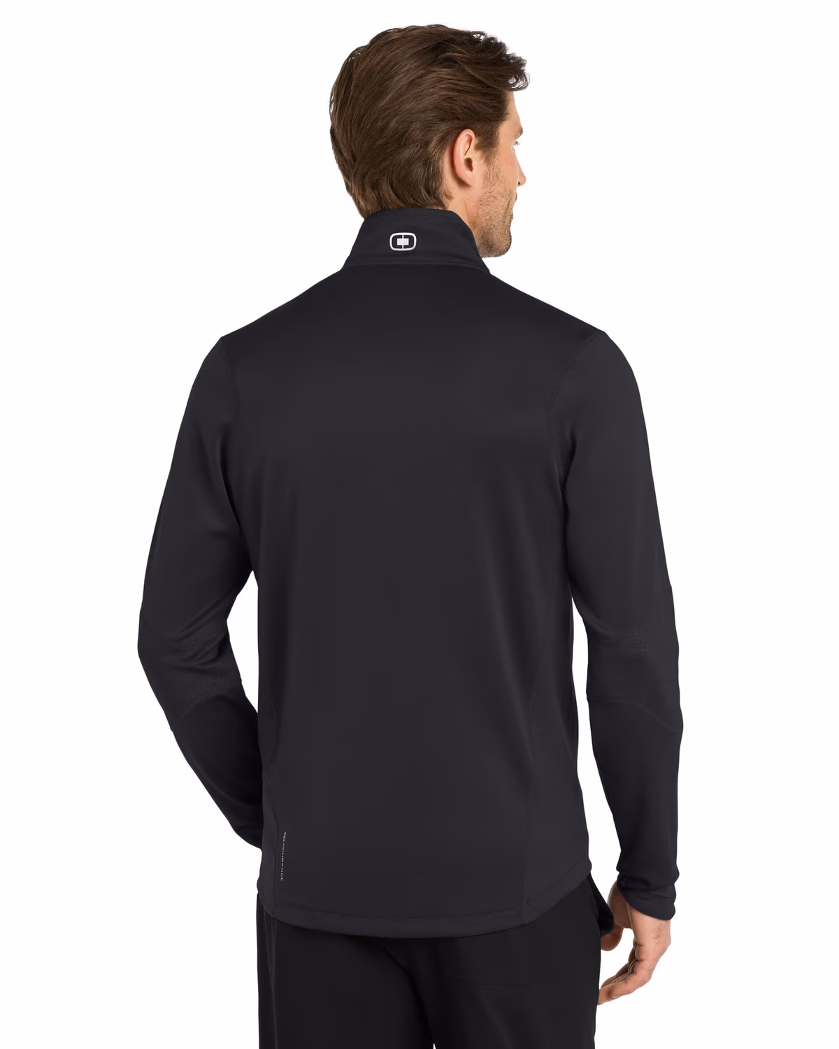 Custom OGIO Fulcrum 1/4-Zip - Blacktop back