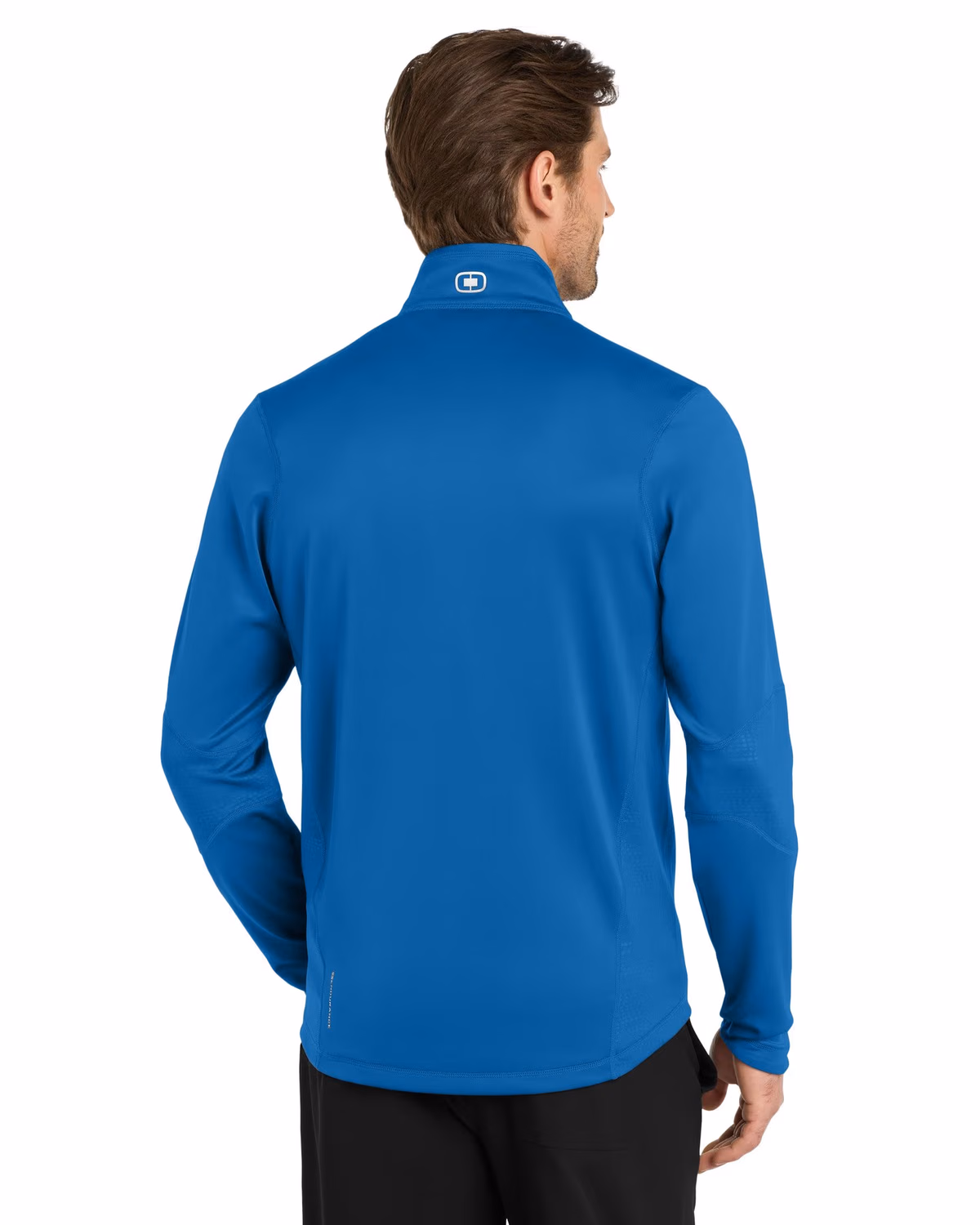Custom OGIO Fulcrum 1/4-Zip - Electric Blue back