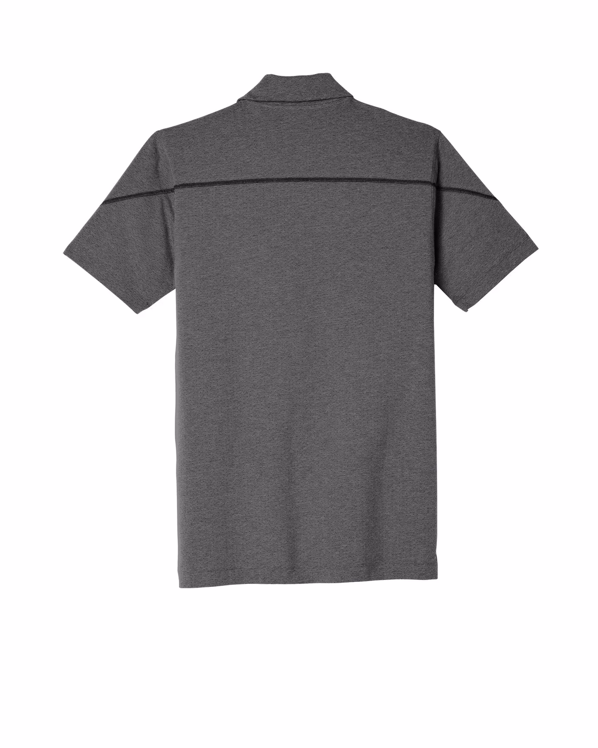 Custom OGIO Tread Polo - Blacktop Heather flat back