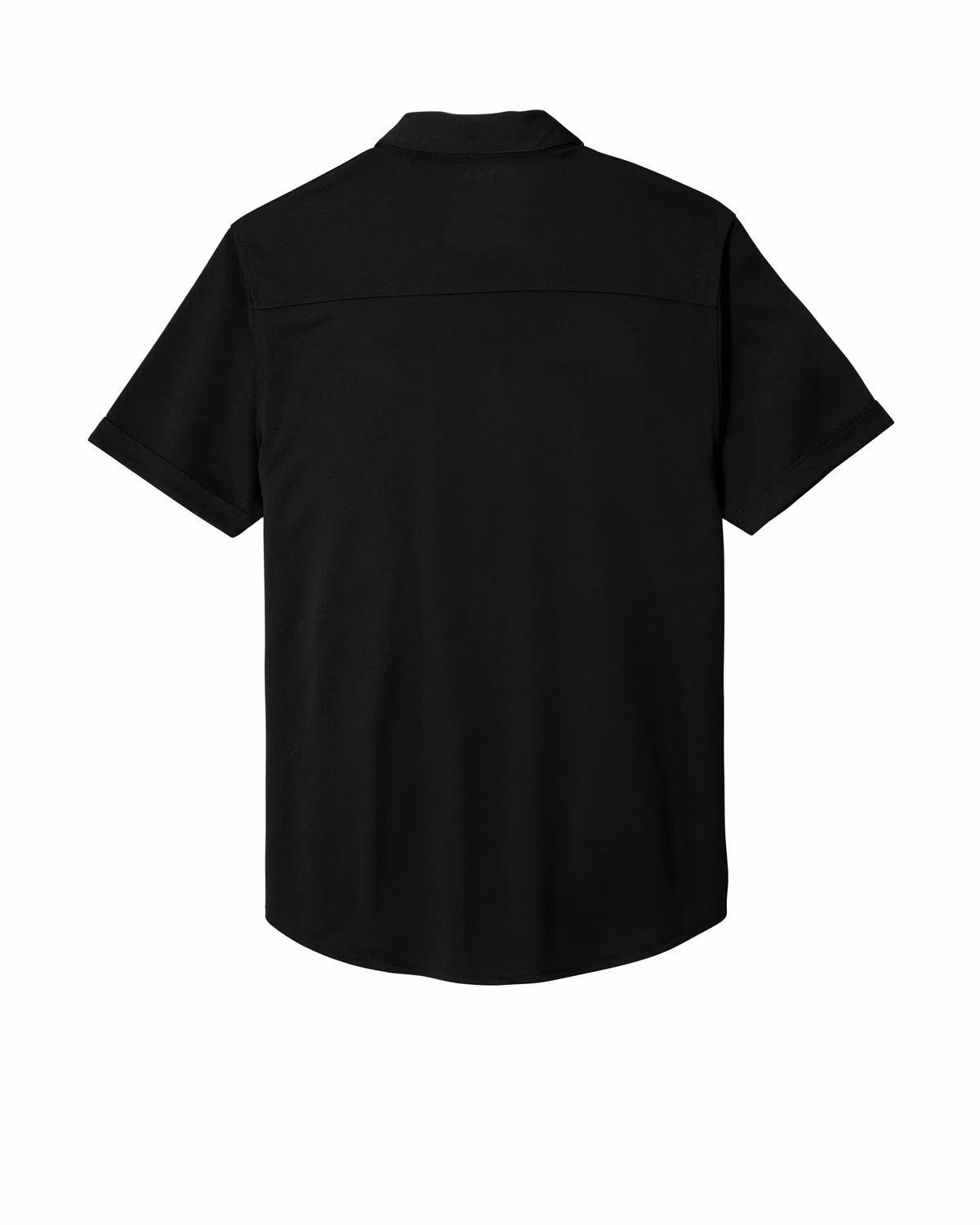 Custom OGIO Gravitate Full-Button Polo - Blacktop flat back