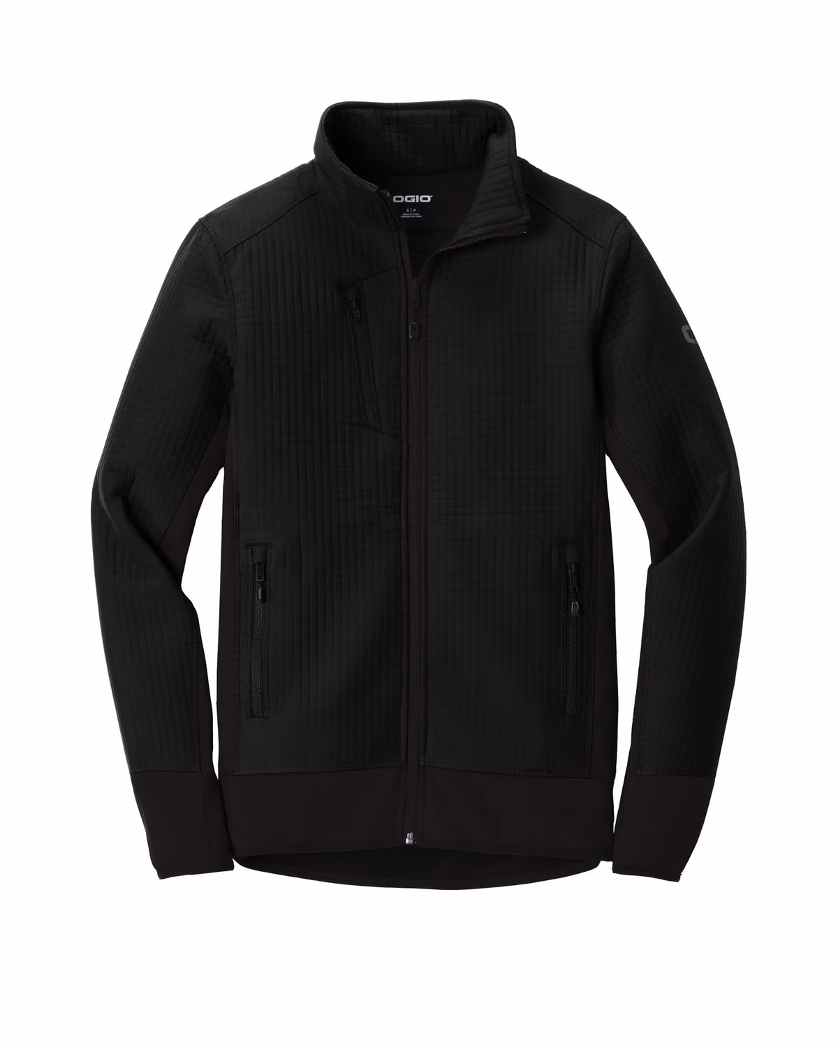 Custom OGIO Trax Jacket - Blacktop flat front