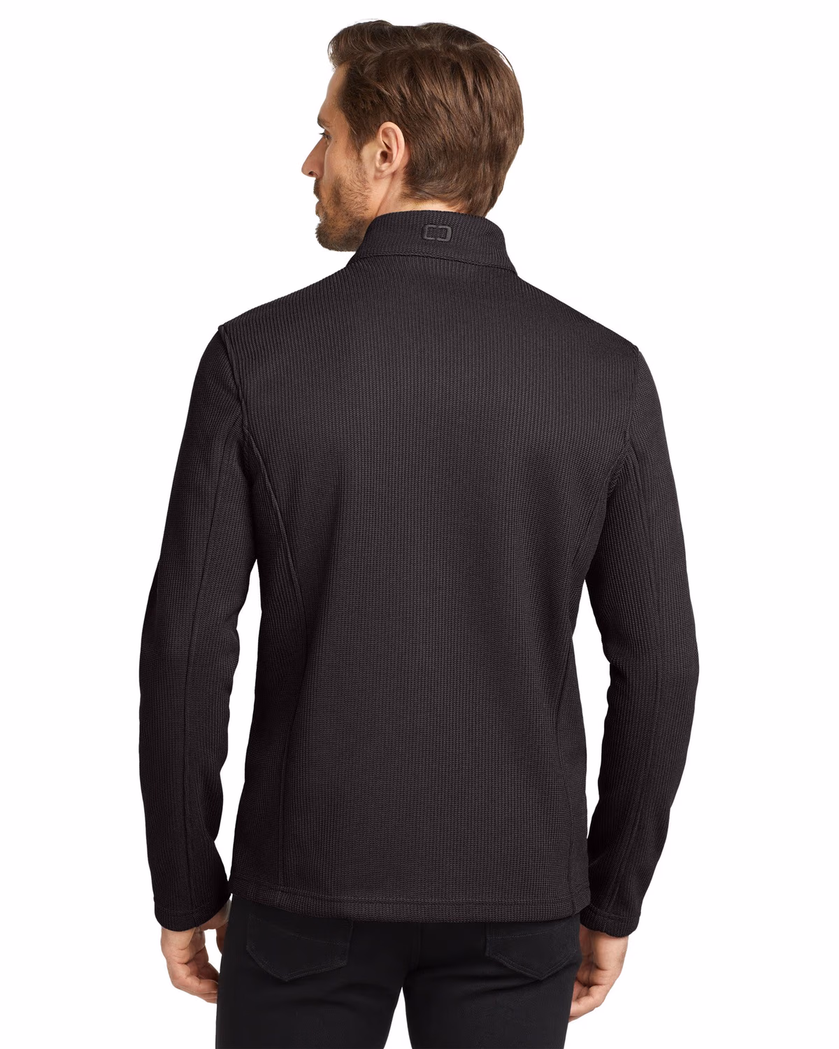 Custom OGIO Grit Fleece Jacket - Blacktop back