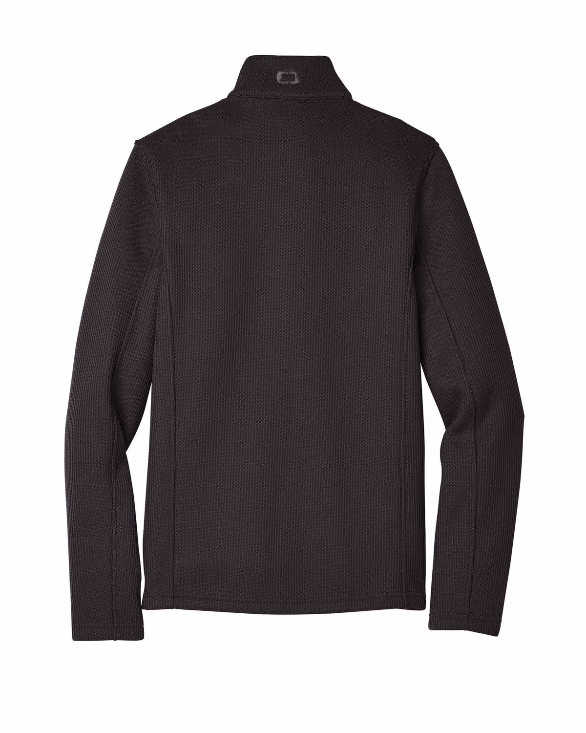 Custom OGIO Grit Fleece Jacket - Blacktop flat back