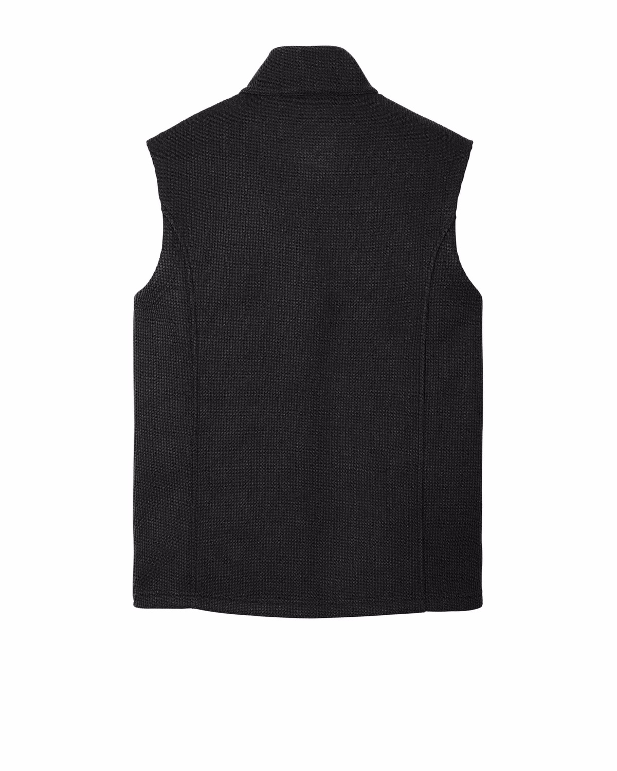 Custom OGIO Grit Fleece Vest - Blacktop flat back