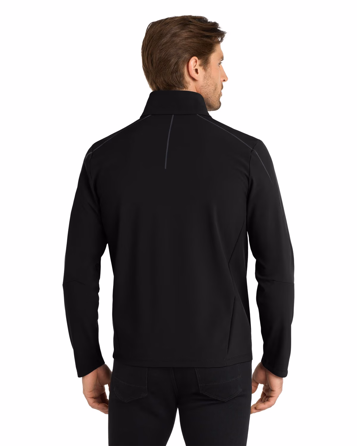 Custom OGIO Commuter Full-Zip Soft Shell - Blacktop back