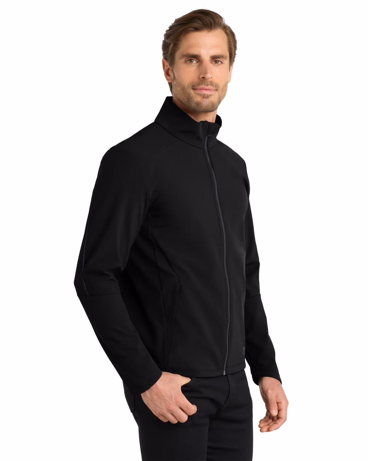 Custom OGIO Commuter Full-Zip Soft Shell - Blacktop side