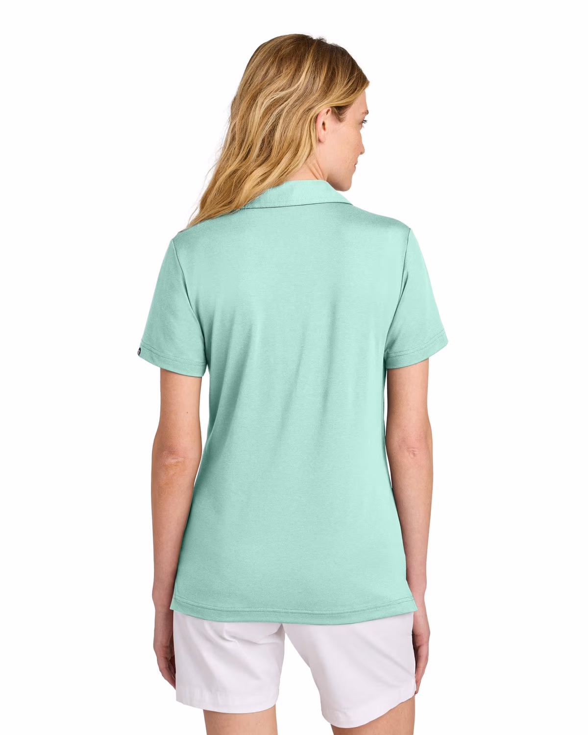 Custom TravisMathew Women’s Glenview Solid Polo - Mint back
