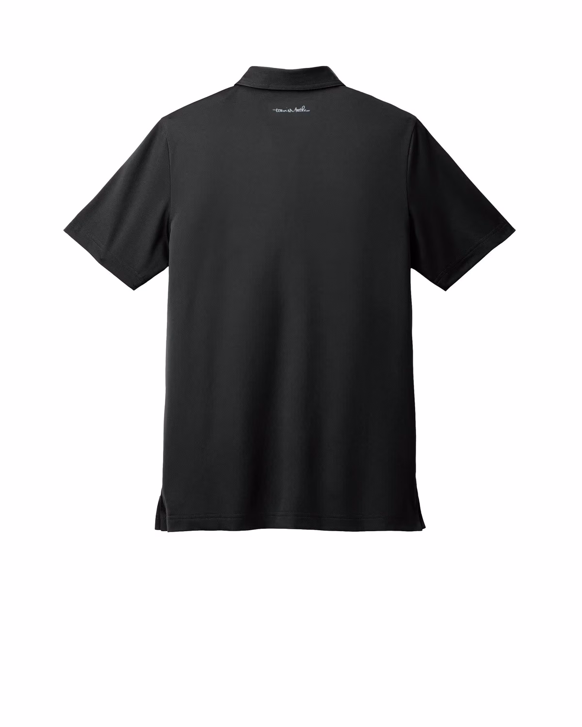 Custom TravisMathew Cabana Solid Polo - Black flat back