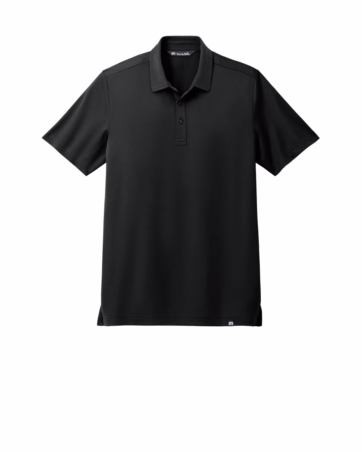Custom TravisMathew Cabana Solid Polo - Black flat front