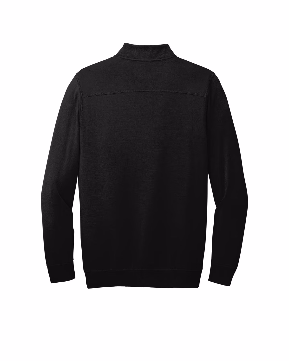 Custom TravisMathew Newport 1/4-Zip Fleece - Black flat back