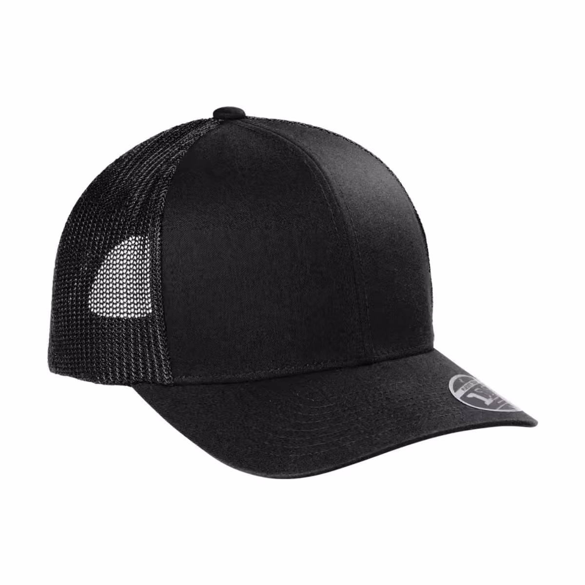 Custom TravisMathew Cruz Trucker Cap - Black flat front