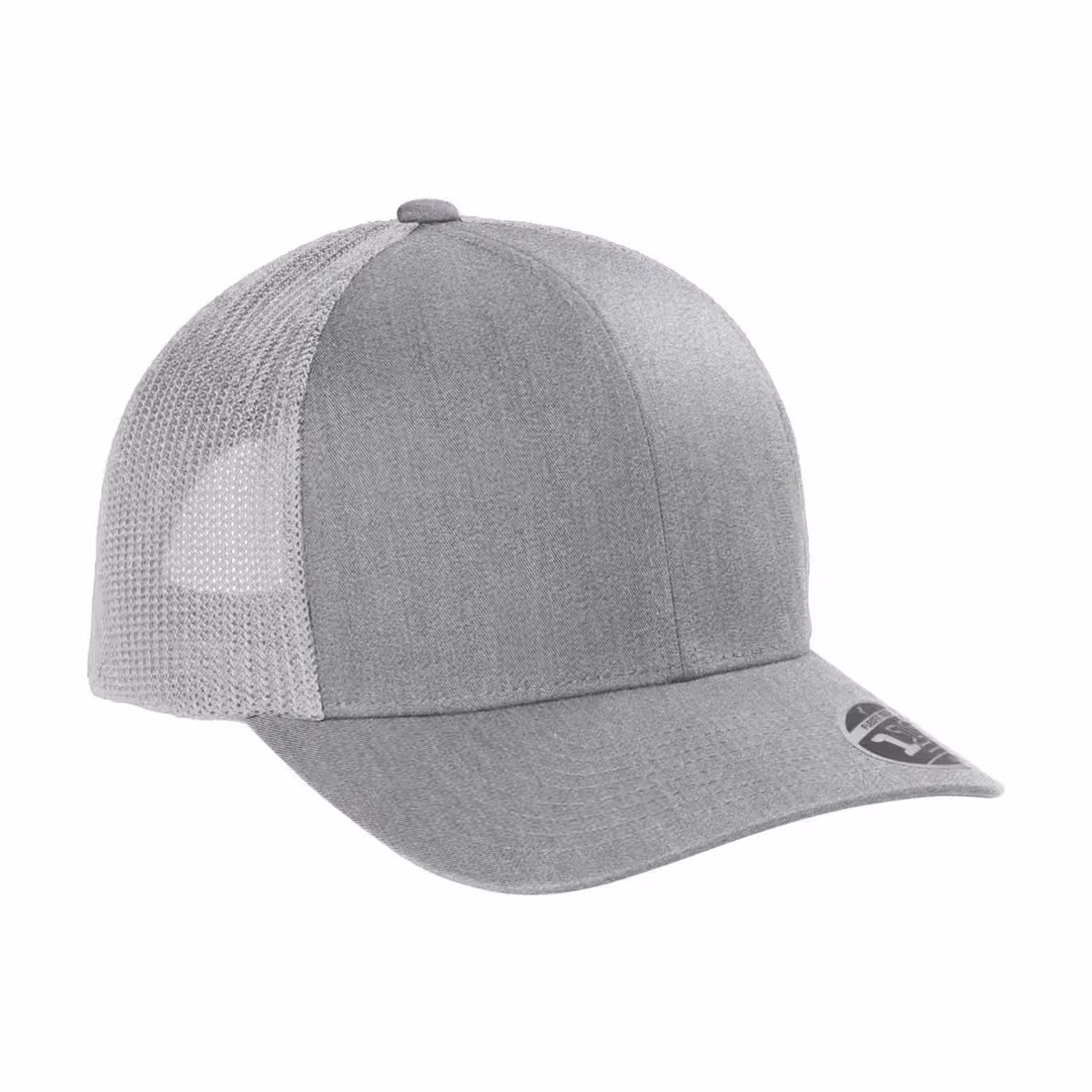 Custom TravisMathew Cruz Trucker Cap - Heather Grey side