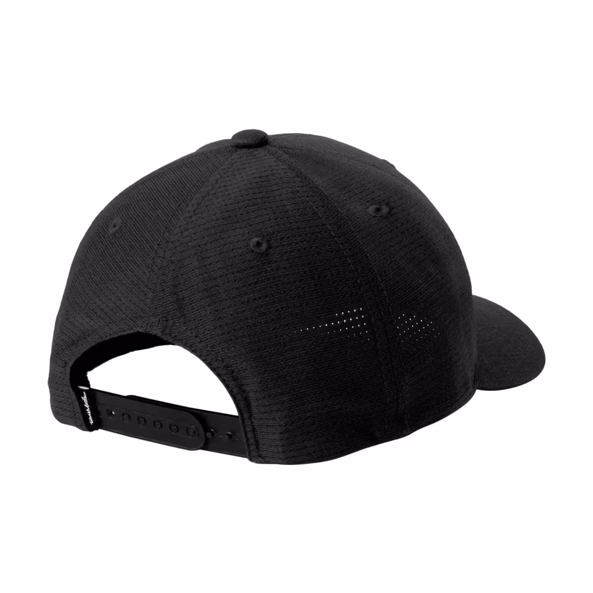 Custom TravisMathew Front Icon Cap - Black flat back