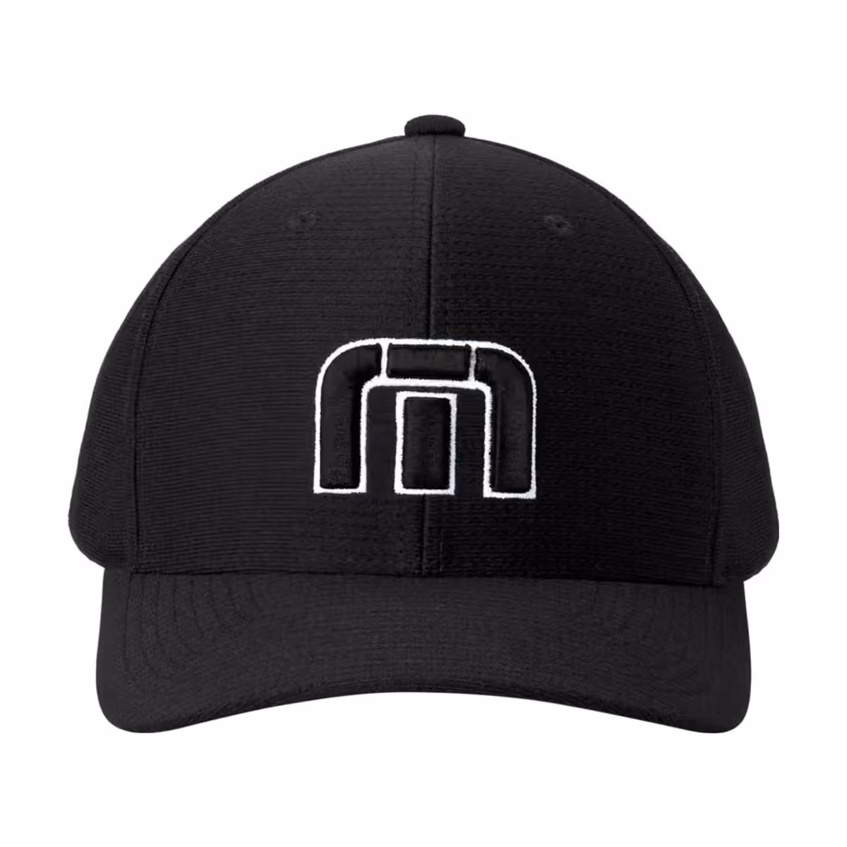 Custom TravisMathew Front Icon Cap - Black front