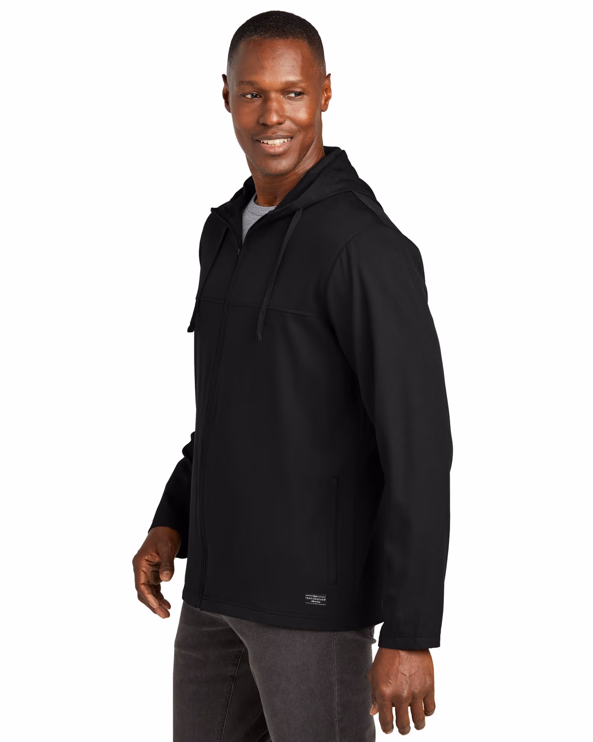 Custom TravisMathew Balboa Hooded Full-Zip Jacket - Black side