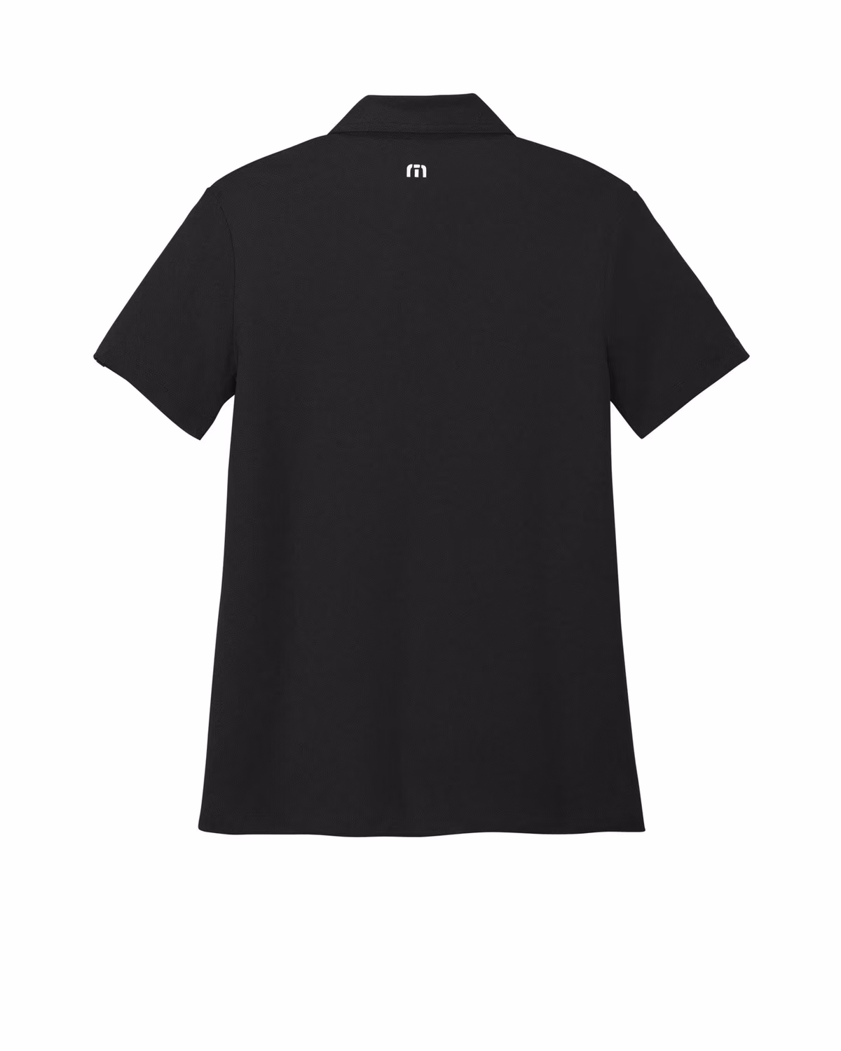 Custom TravisMathew Women's Coto Performance Polo - Black flat back