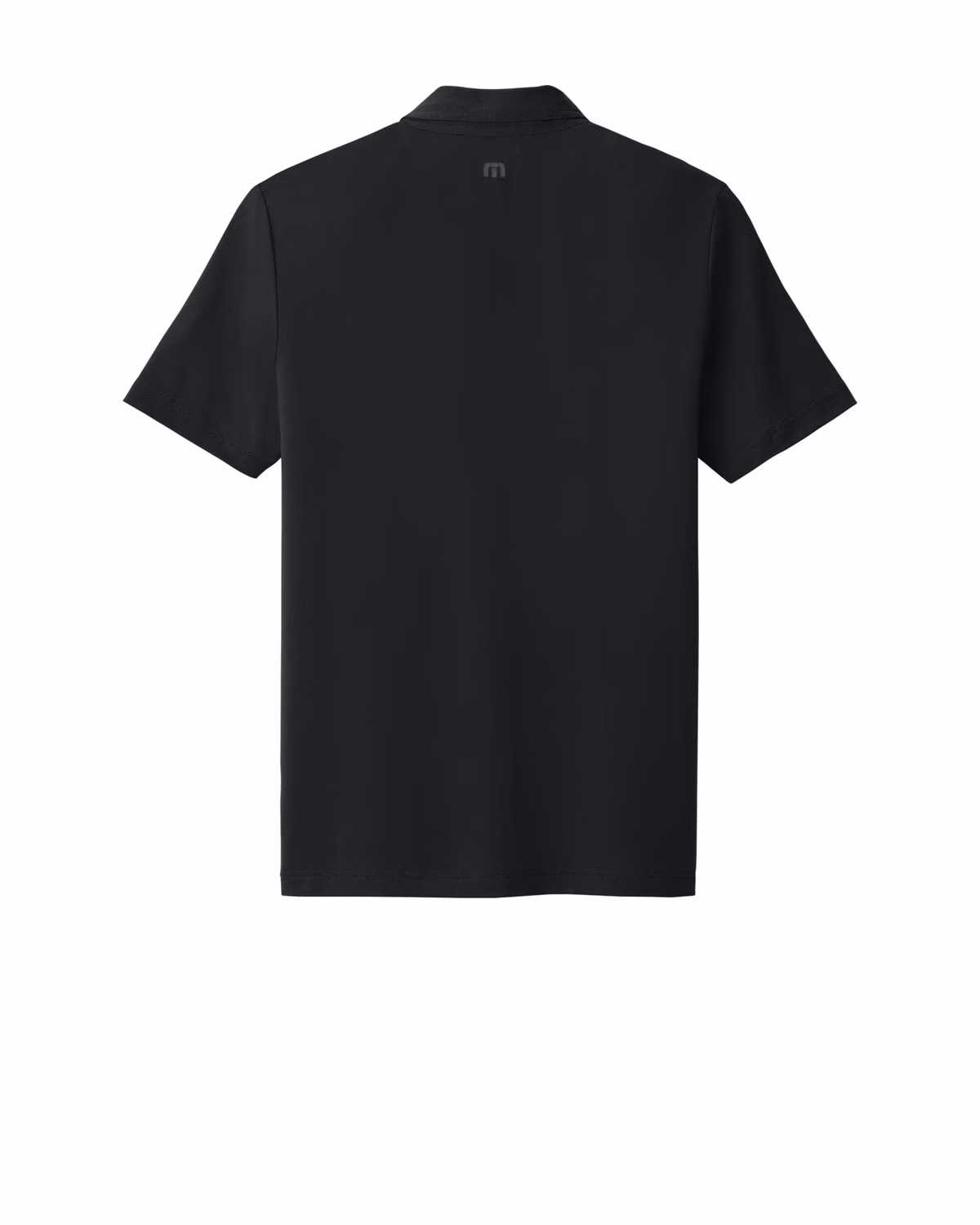 Custom TravisMathew Glenview Solid Polo - Black flat back