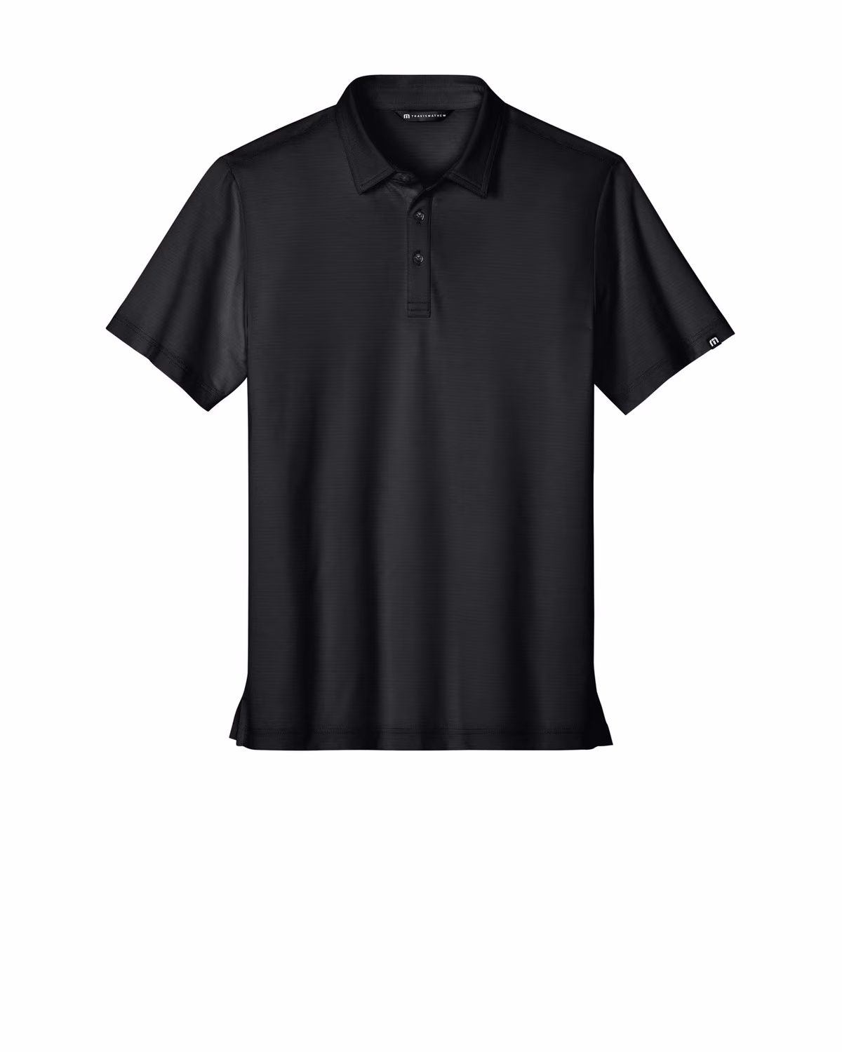 Custom TravisMathew Crestview Polo - Black flat front