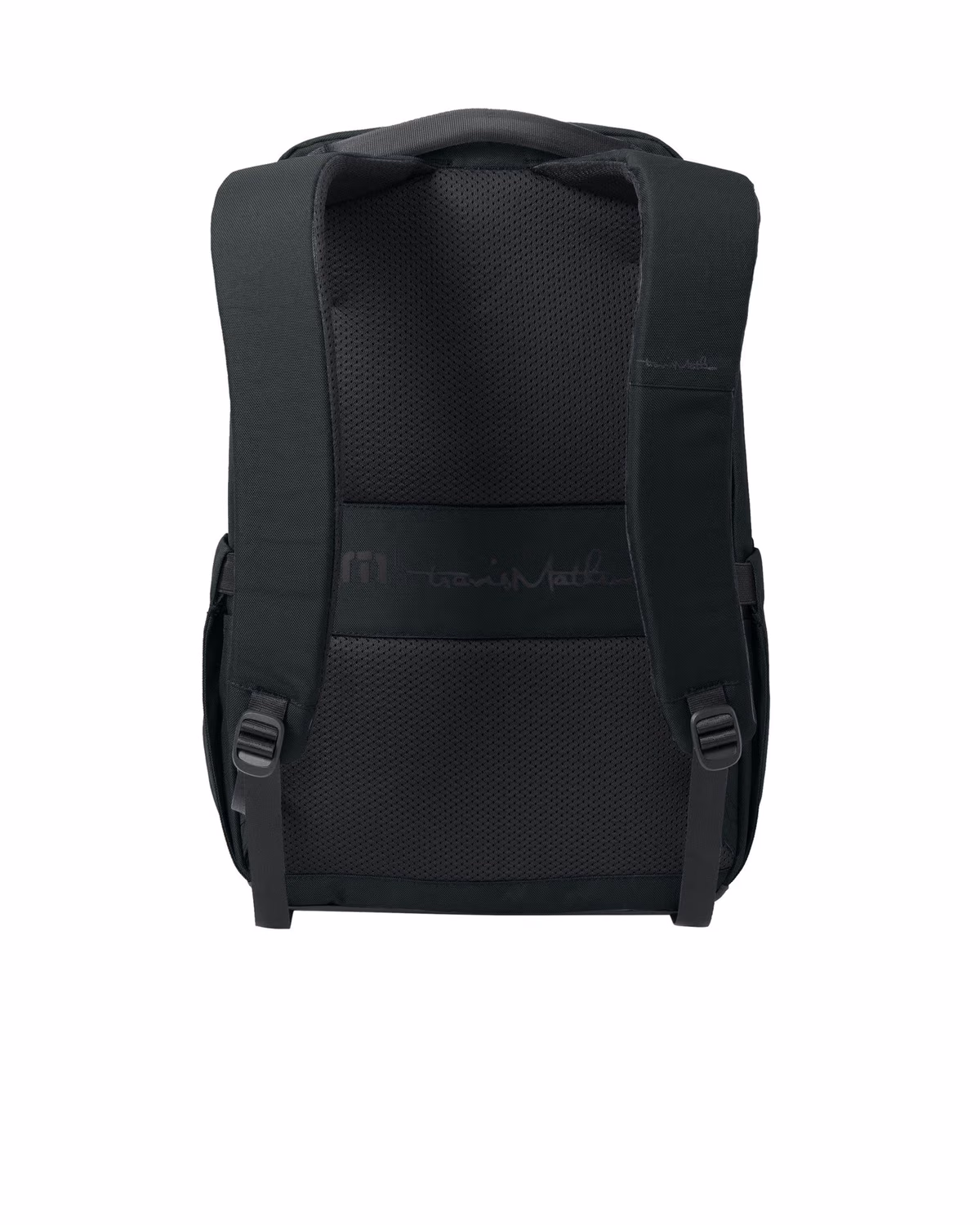 Custom TravisMathew Approach Backpack - Black flat back