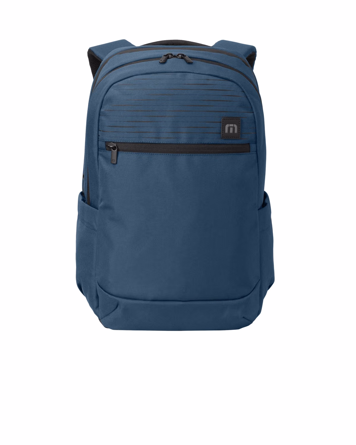 Custom TravisMathew Approach Backpack - Dusty Blue flat front