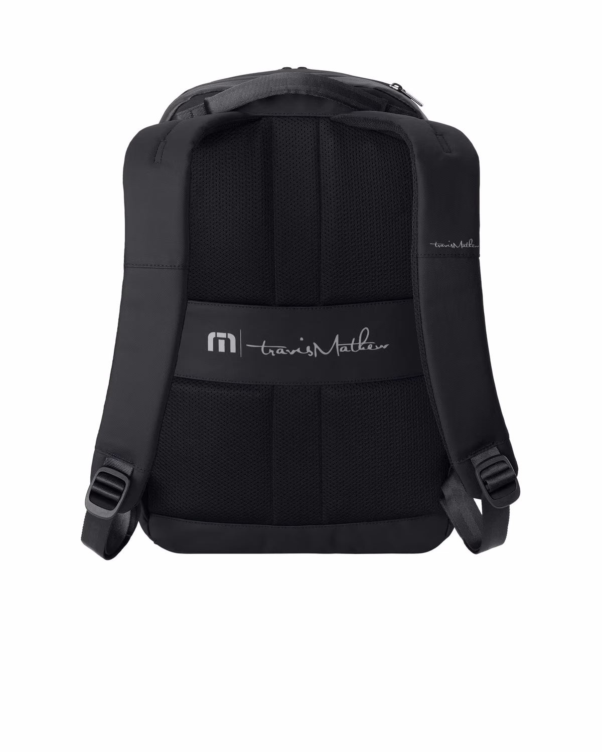 Custom TravisMathew Recess Backpack - Black back
