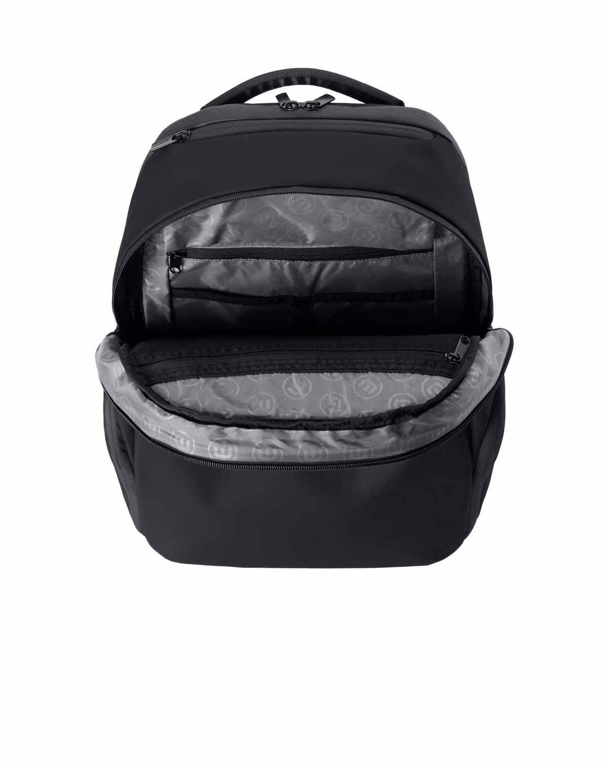 Custom TravisMathew Recess Backpack - Black inside