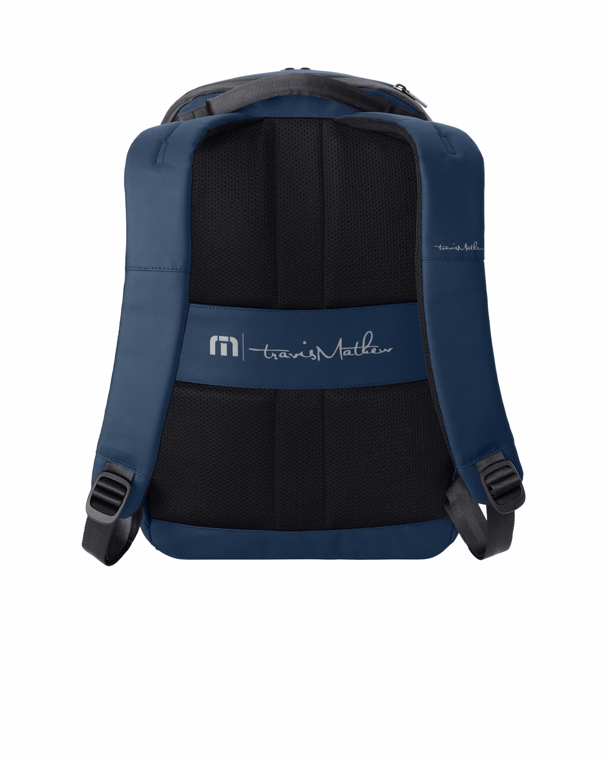 Custom TravisMathew Recess Backpack - River Blue Navy back