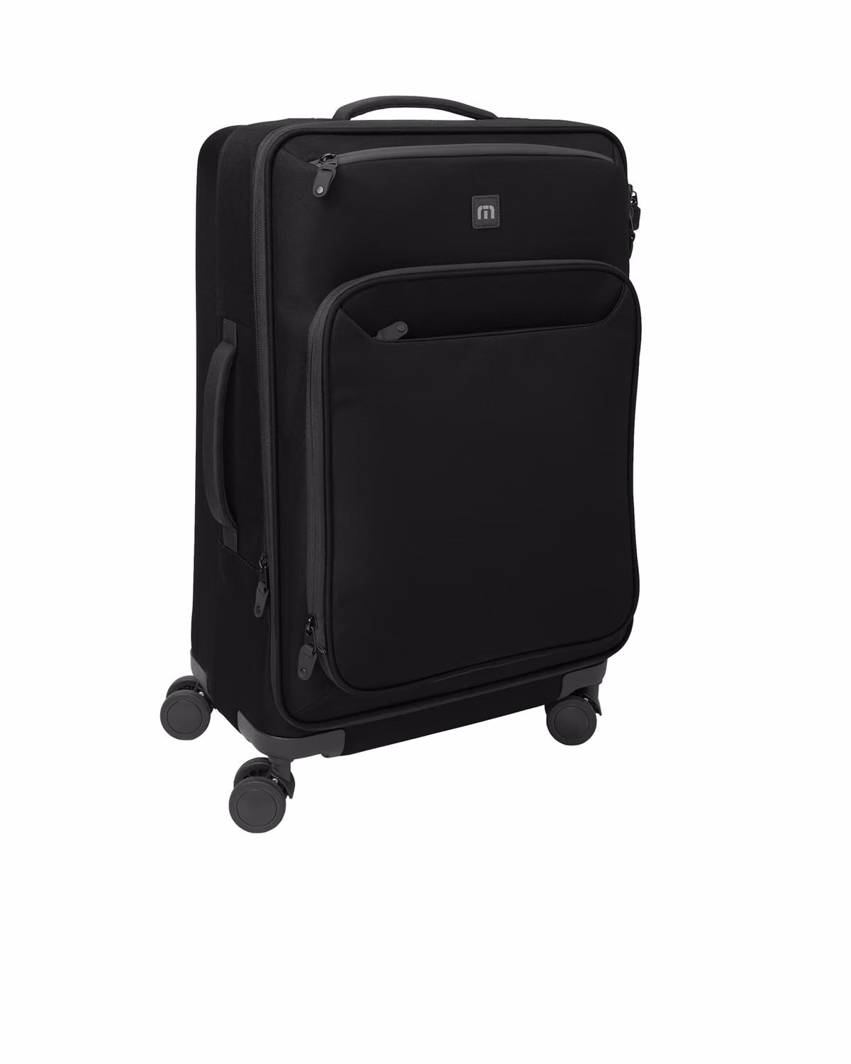 Custom TravisMathew Quad Checked Spinner, Black, side view