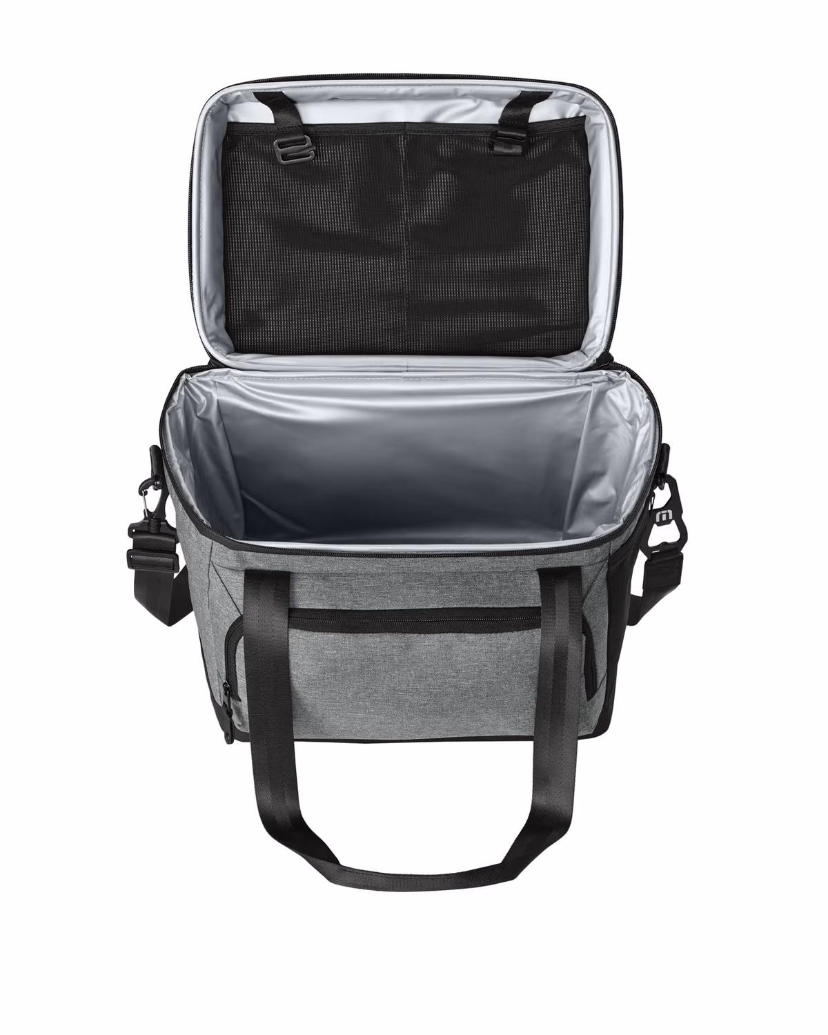 Custom TravisMathew Cruise 24-Can Cooler - Shadow Grey Heather inside
