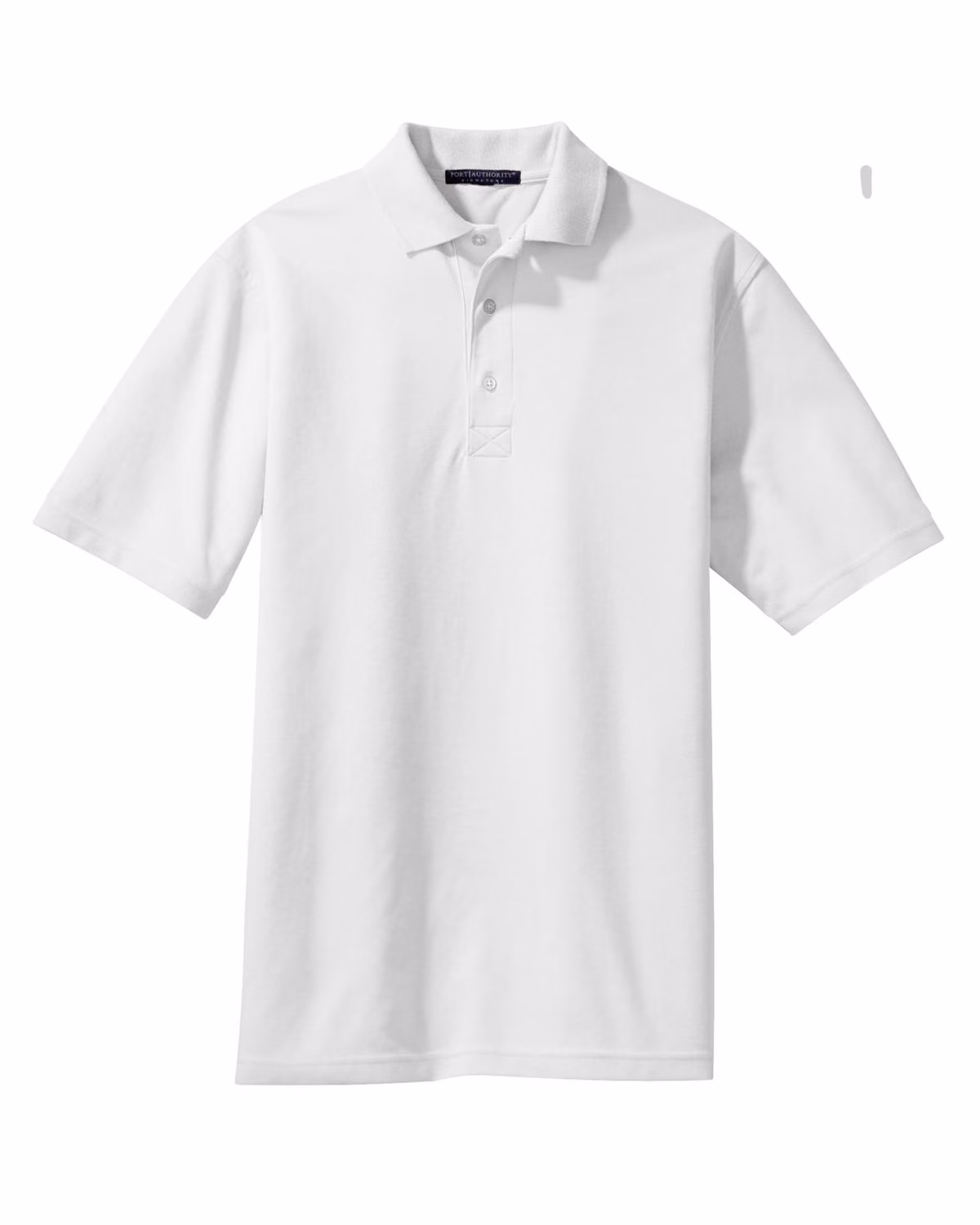 Custom Port Authority Rapid Dry Polo. K455, White, flat front