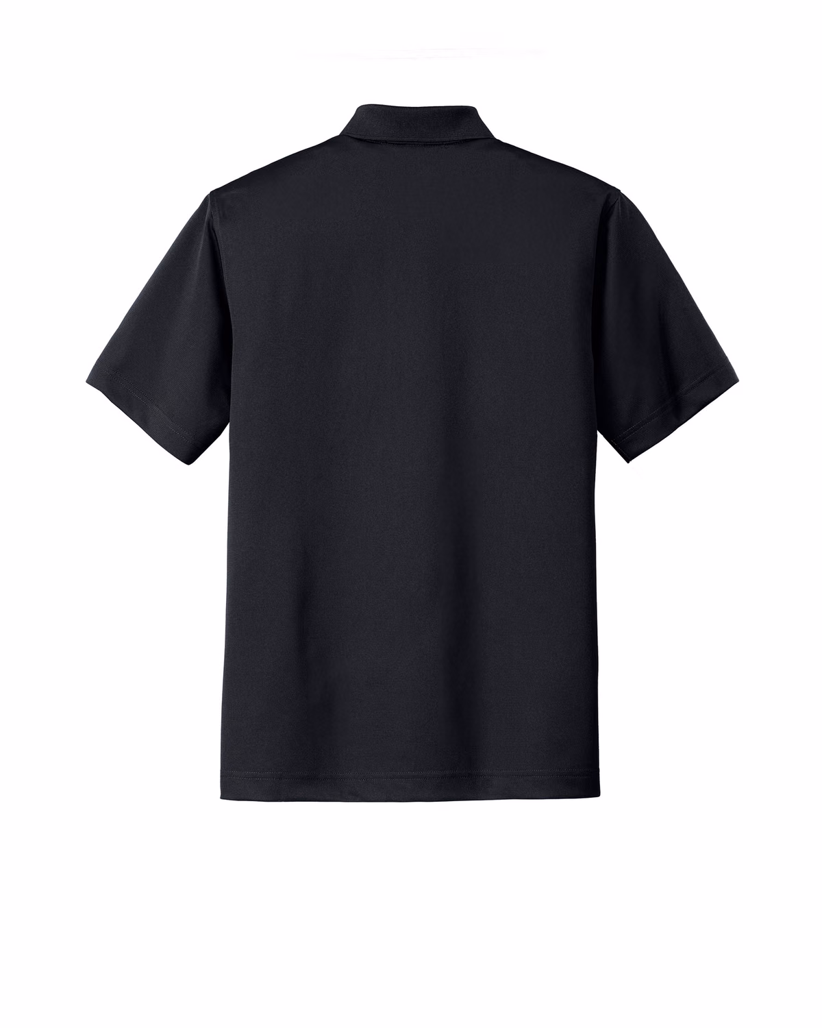 Custom Port Authority Tech Pique Polo. K527, Black, flat back